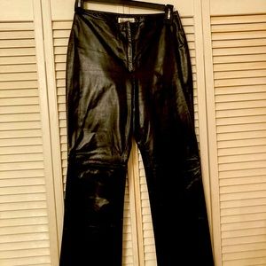 Beautiful black leather pants